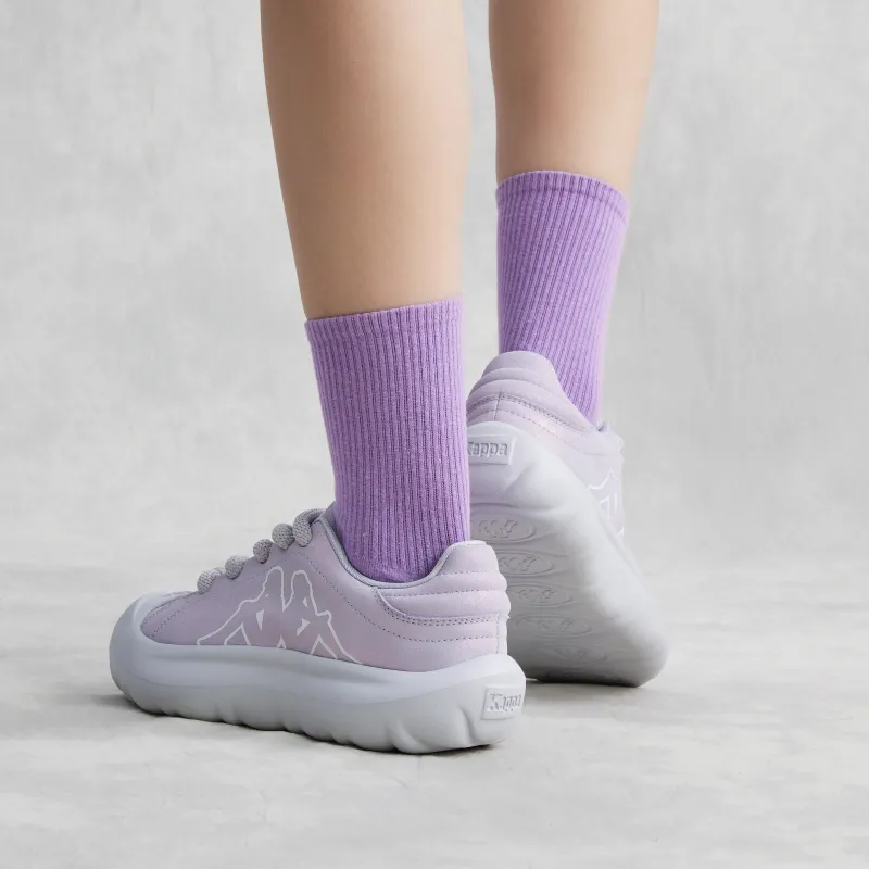 Kappa Wear resistant And Lightweight Low Top Casual Shoes Women's White Purple-9