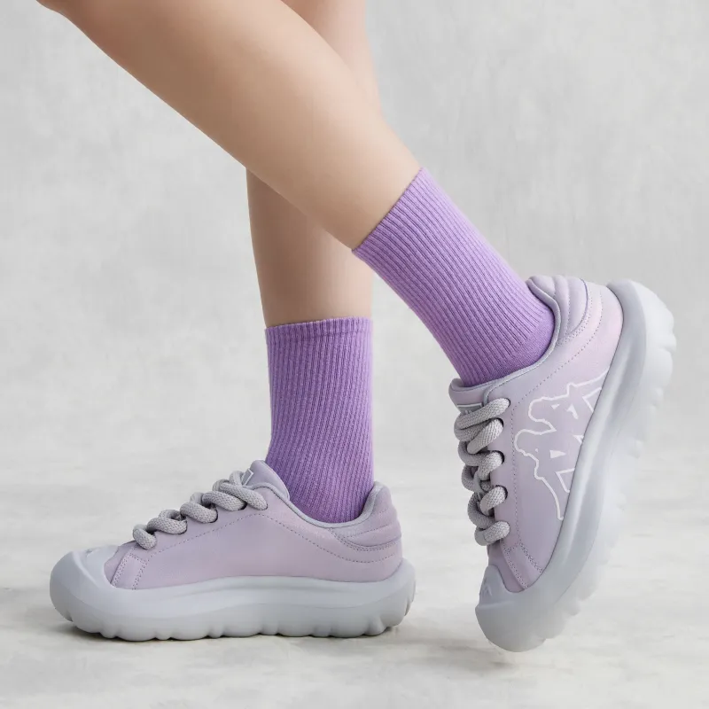 Kappa Wear resistant And Lightweight Low Top Casual Shoes Women's White Purple-7