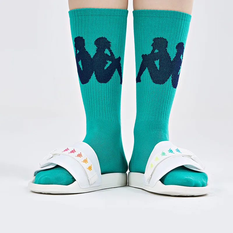 Kappa Slide Slippers Unisex Korean White-6