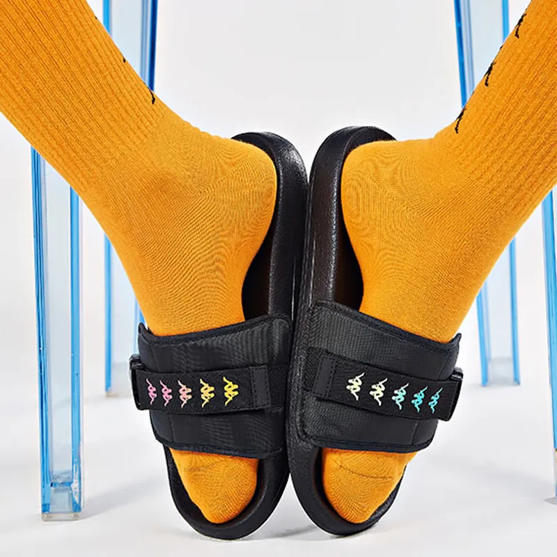 Kappa Slide Slippers Unisex Black-9