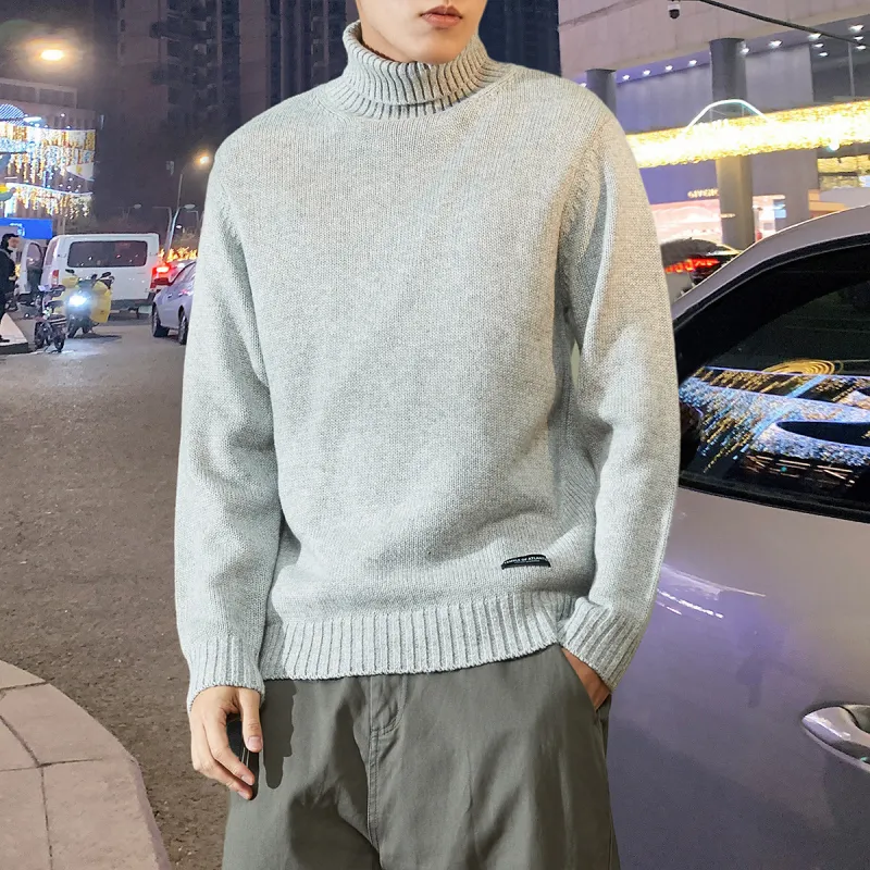Tonlion Knitwear Men's Light Heather Gray-2