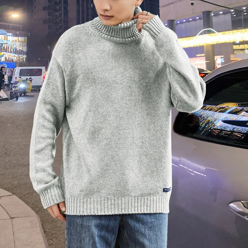 Tonlion Knitwear Men's Light Heather Gray-1