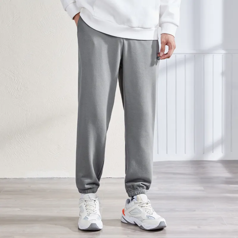 Tonlion Casual Pants Men's Light Cyan Gray-2