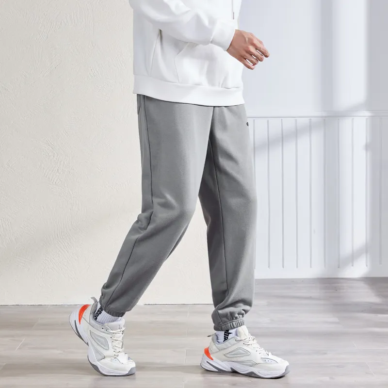 Tonlion Casual Pants Men's Light Cyan Gray-3
