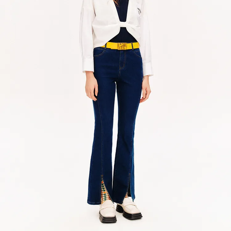 PSALTER Jeans Women's Navy Blue-3