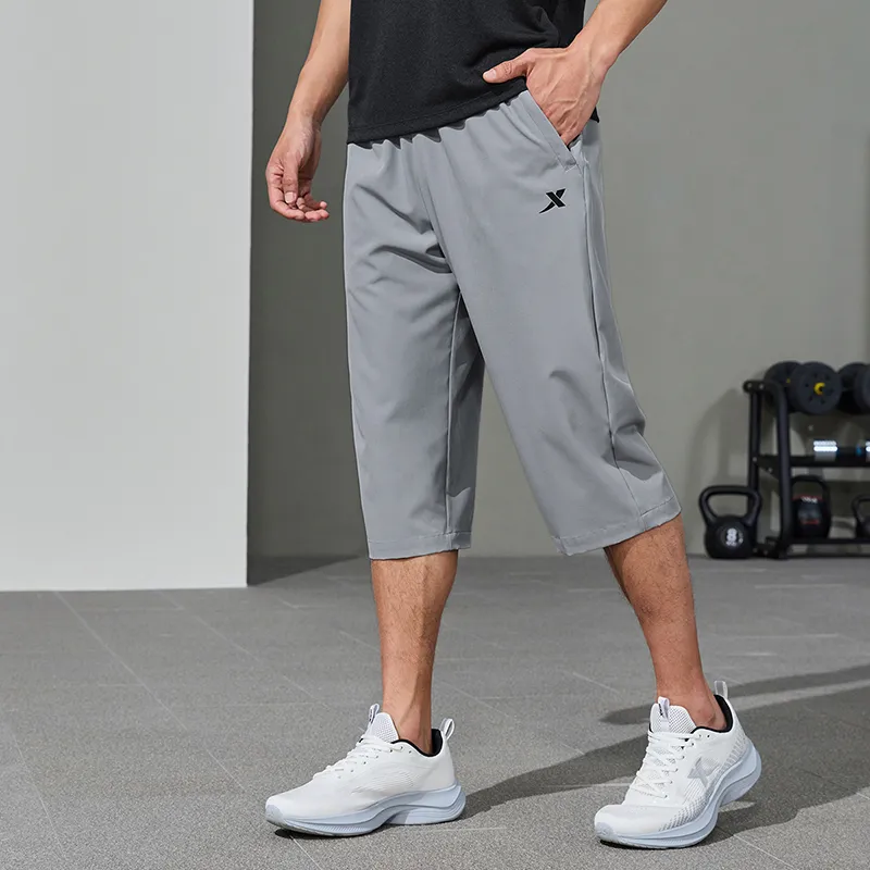 XTEP Training Shorts Casual Shorts Men's Mud Gray-2