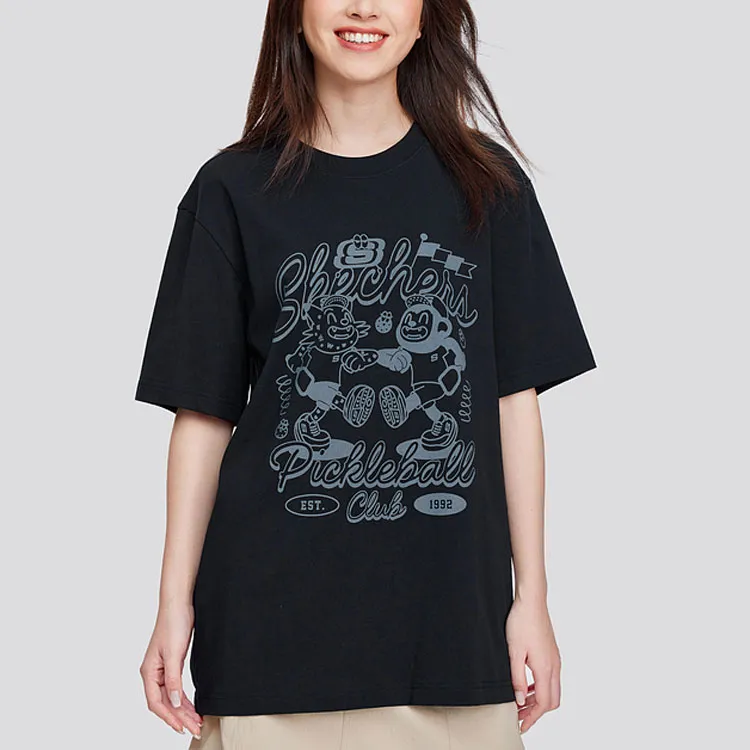 Skechers SS24 Drop Shoulder Sleeve T Shirt Unisex Carbon Black-3