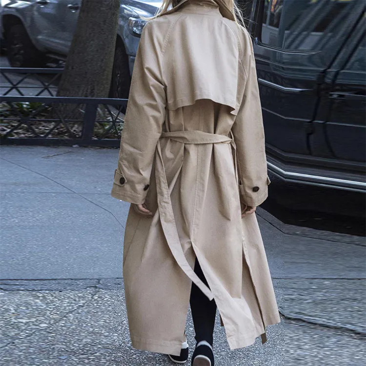 ZARA Trench Coats Women's Beige-2