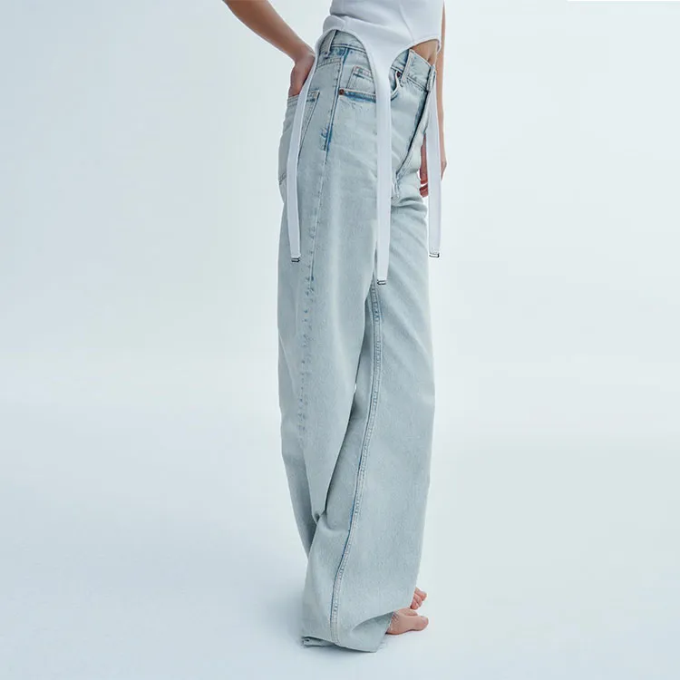 ZARA Jeans Women's Light Blue-3