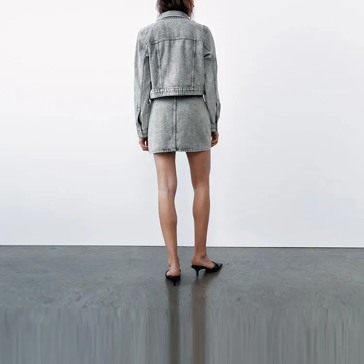 ZARA Jackets Coats Women's Gray-2