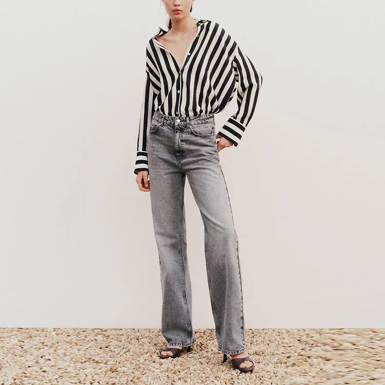 ZARA Jeans Women's Gray-2