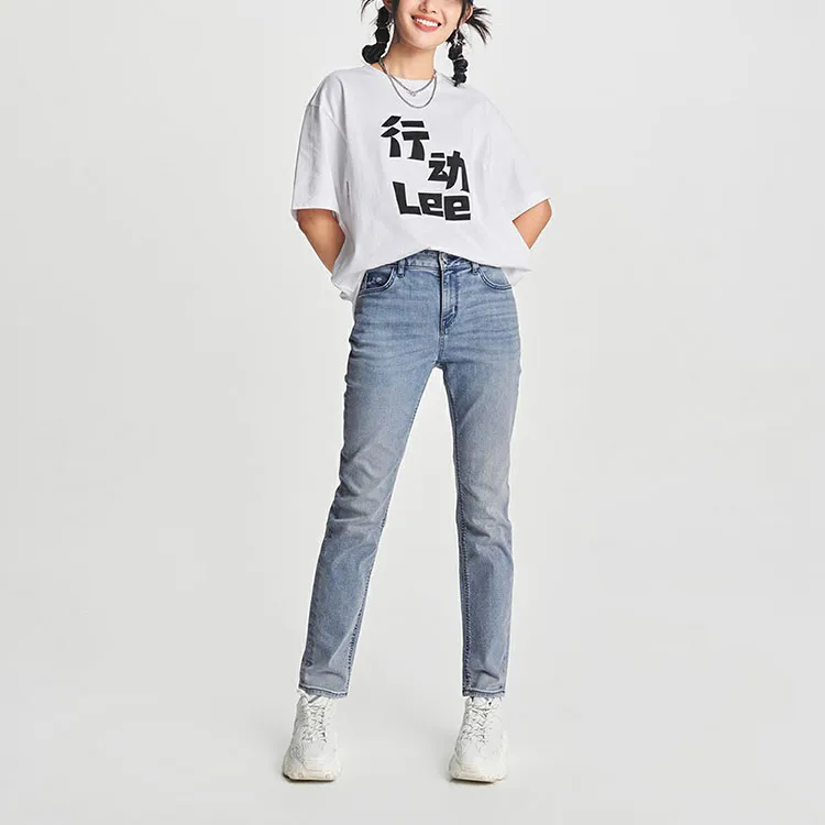 Lee Jeans Women's Medium Light Blue-1