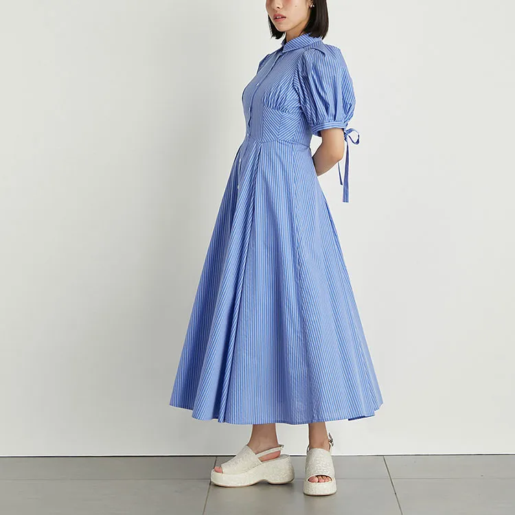 Lily Brown Short Sleeved Dresses Women's-6