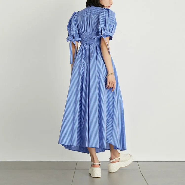 Lily Brown Short Sleeved Dresses Women's-5