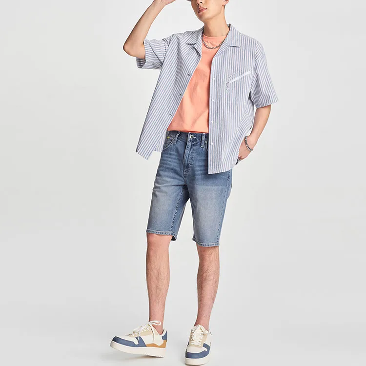 Lee Shirts Men Light Blue-1