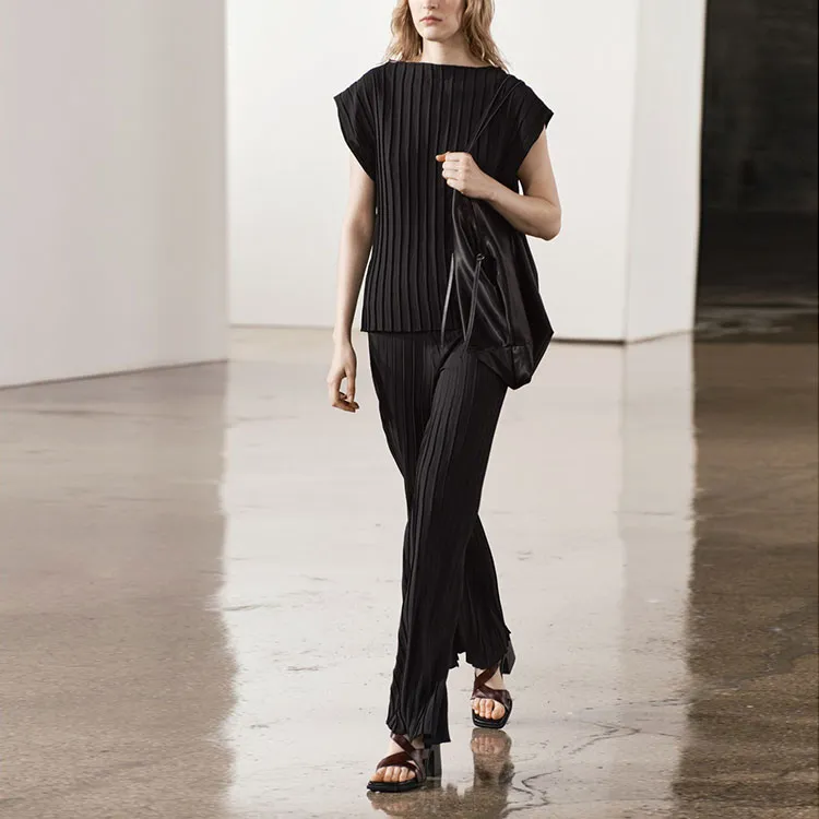ZARA Casual Pants Women's Black-4