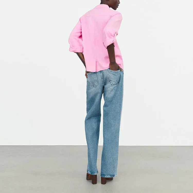 ZARA Shirts Women's Medium Pink-3