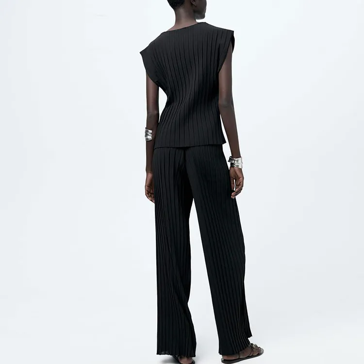 ZARA Casual Pants Women's Black-3