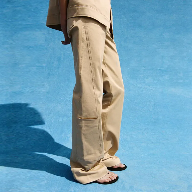 ZARA Casual Pants Women's Tan-3