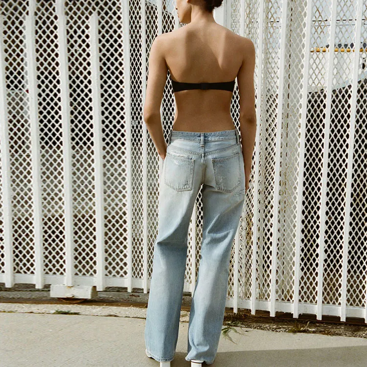 ZARA Jeans Women's Light Blue-3