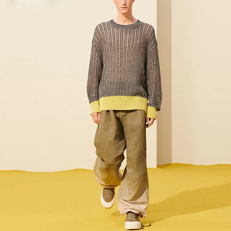 ZARA Casual Pants Men Orange-2