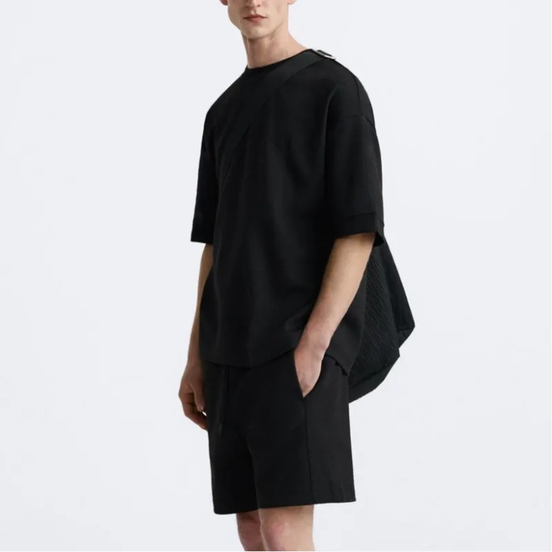 ZARA Sweatshirts Men Black-4