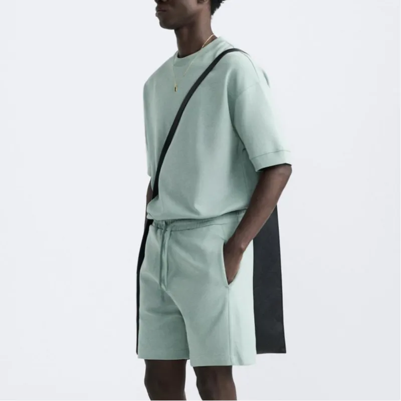 ZARA Sweatshirt Men's Light Green-4