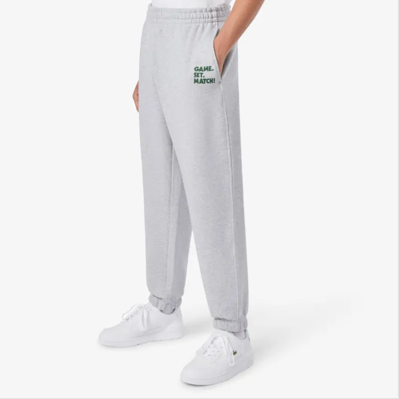 LACOSTE Casual Pants Unisex Gray Gray-2