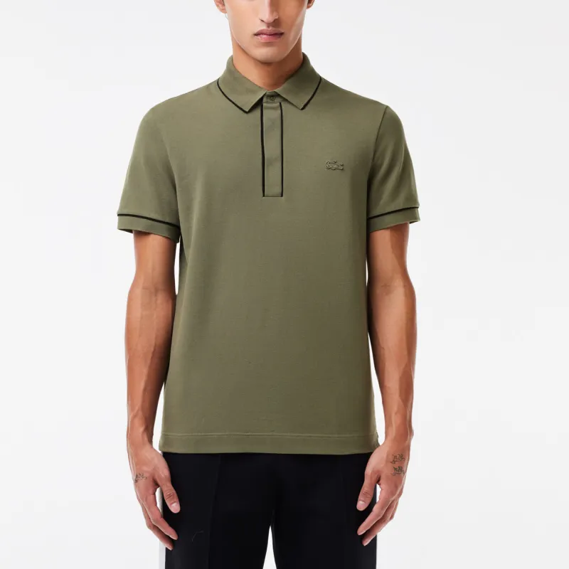 LACOSTE Polo Shirt Men's Khaki Green-1