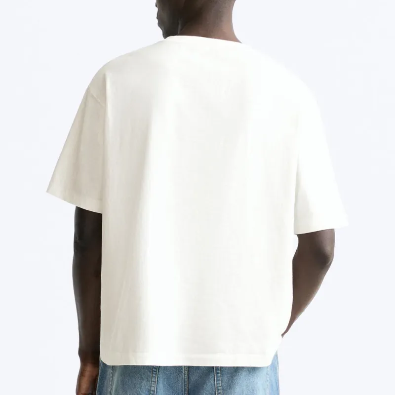 ZARA T-Shirts Men White-3