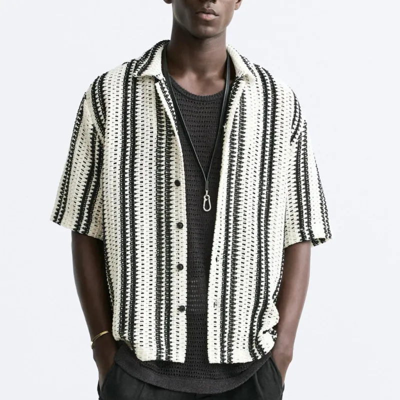 ZARA Shirts Men White-2