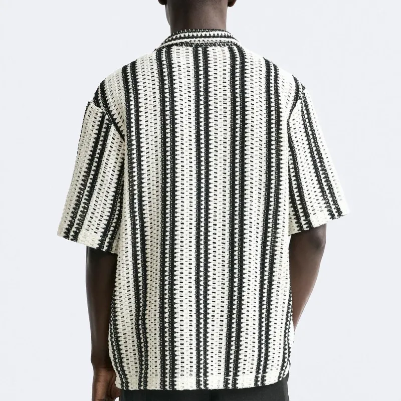 ZARA Shirts Men White-3