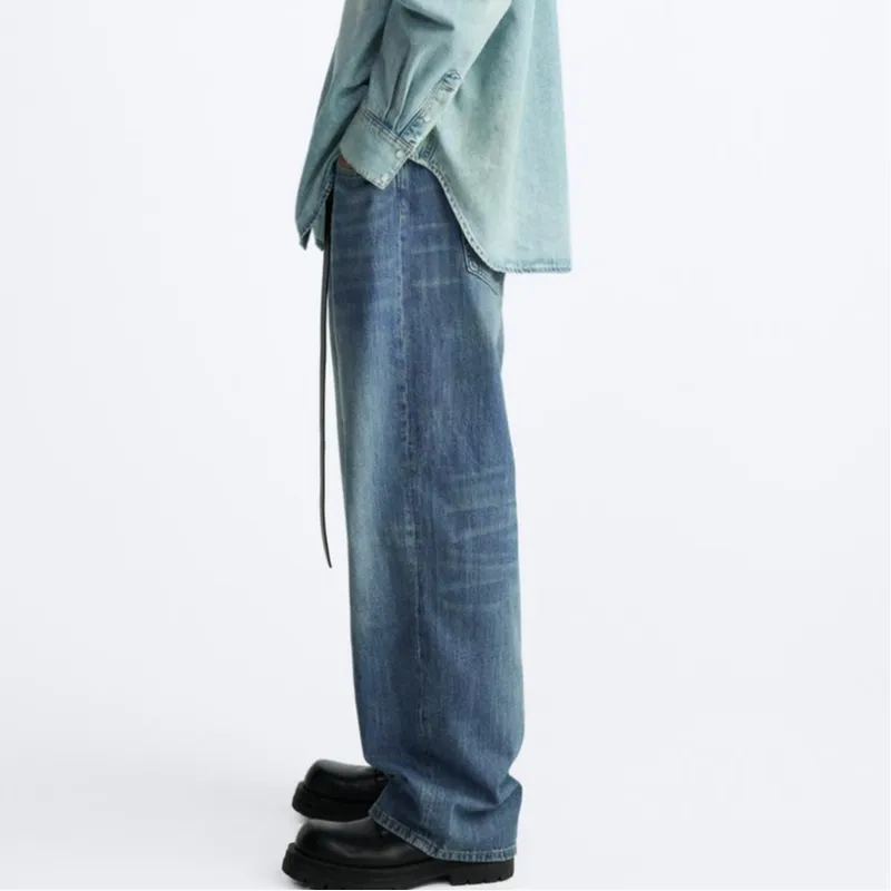 ZARA Jeans Men Blue-4