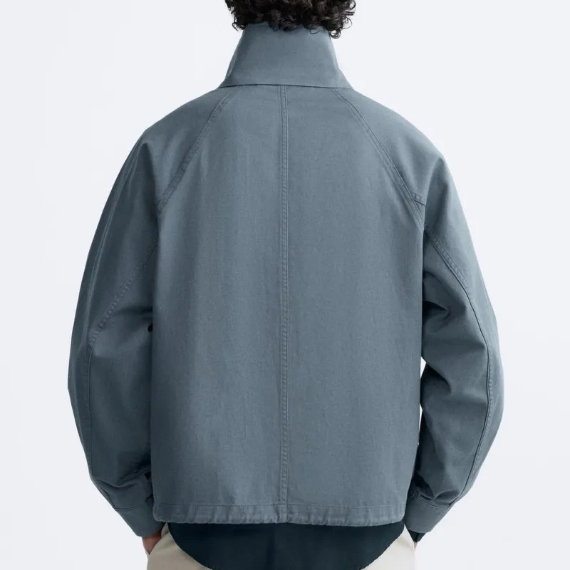 ZARA Jackets Men Blue-3