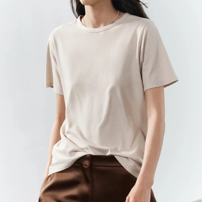 ZARA T-Shirt Women's Light Beige-4