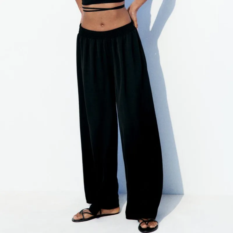 ZARA Casual Pants Women's Black-2