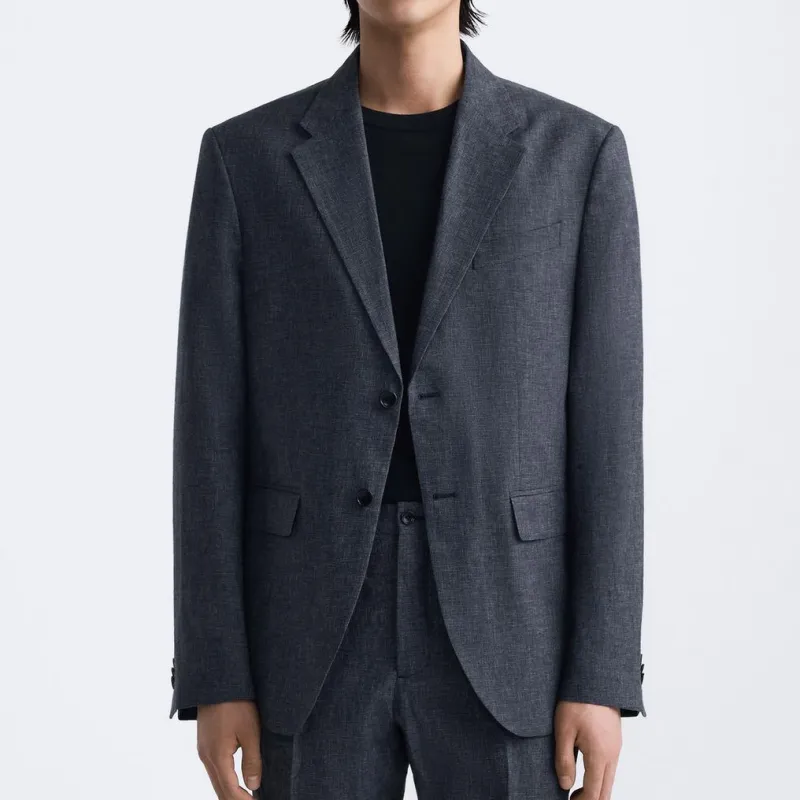 ZARA Business Suits Men Blue-2