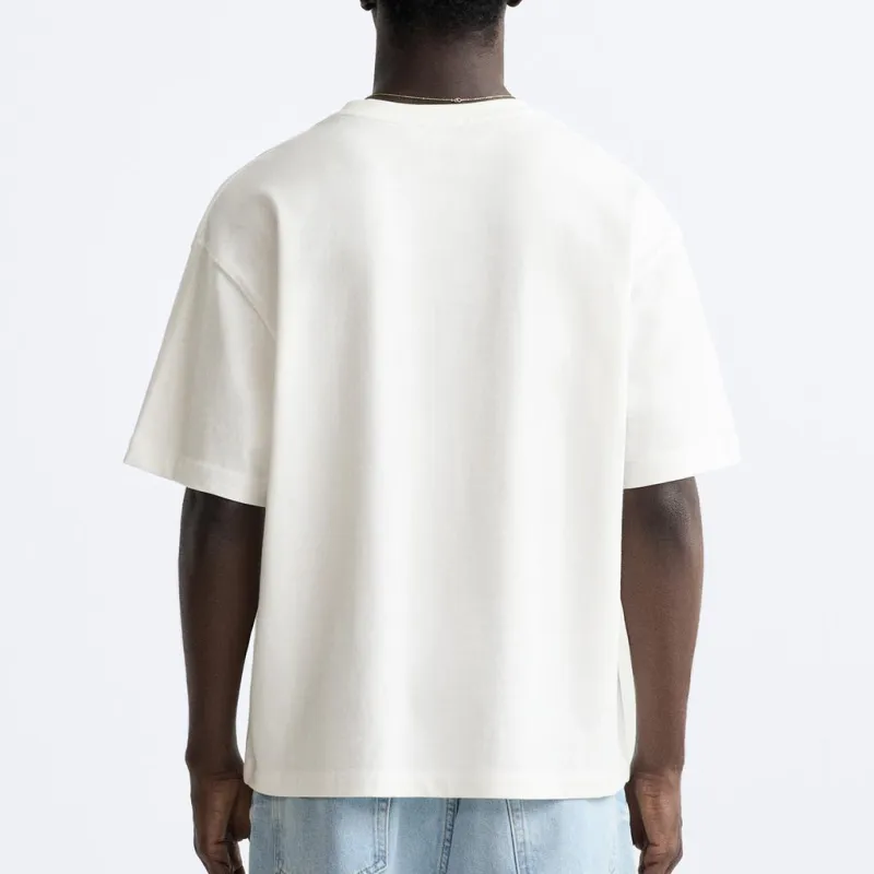 ZARA T-Shirts Men White-3