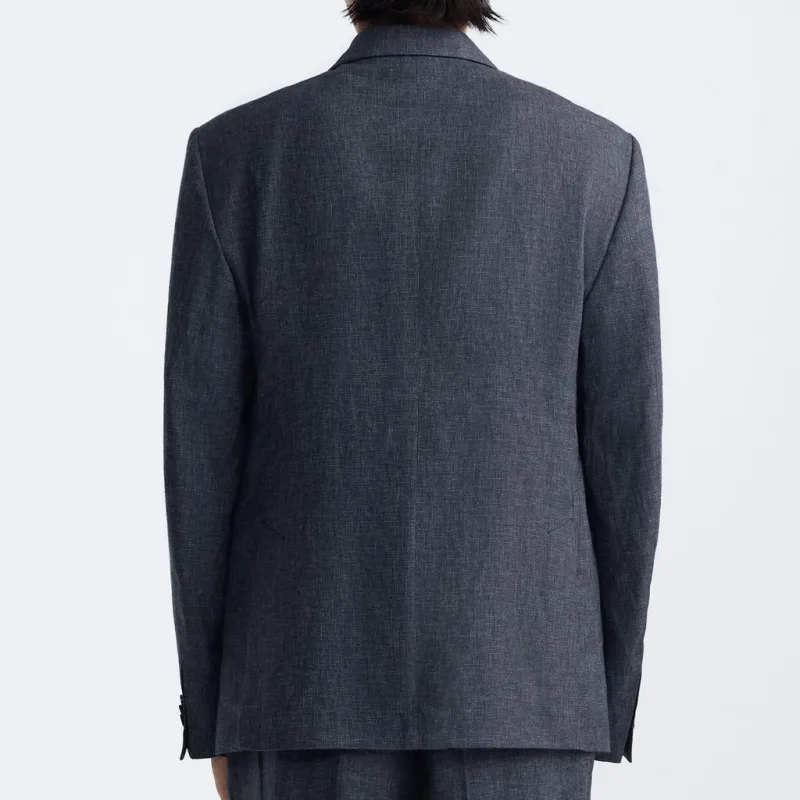 ZARA Business Suits Men Blue-3