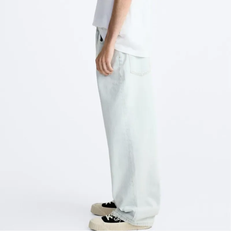 ZARA Jeans Men Sky Blue-4