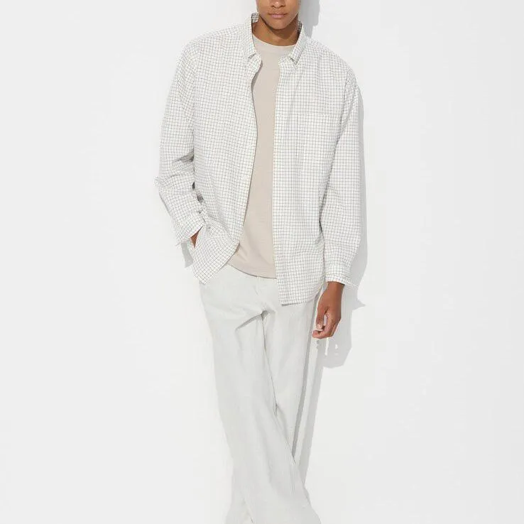 UNIQLO Shirts Men Ivory-2