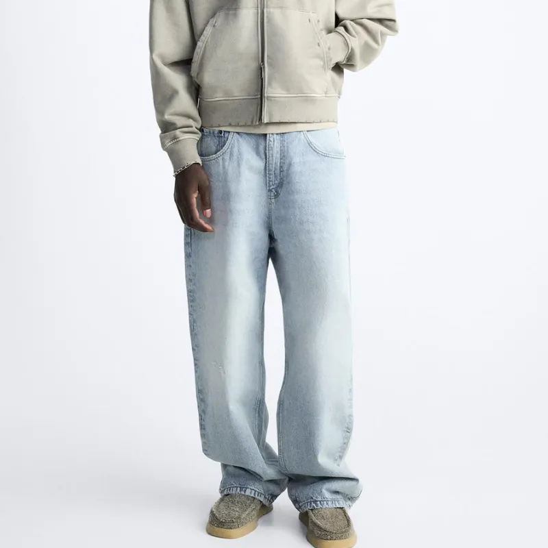ZARA Jeans Men Blue-3