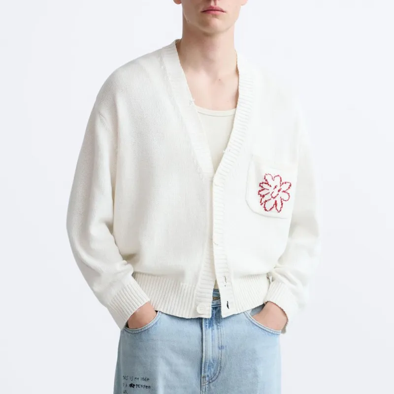 ZARA x Pepo Moreno Knitwear Unisex White-4