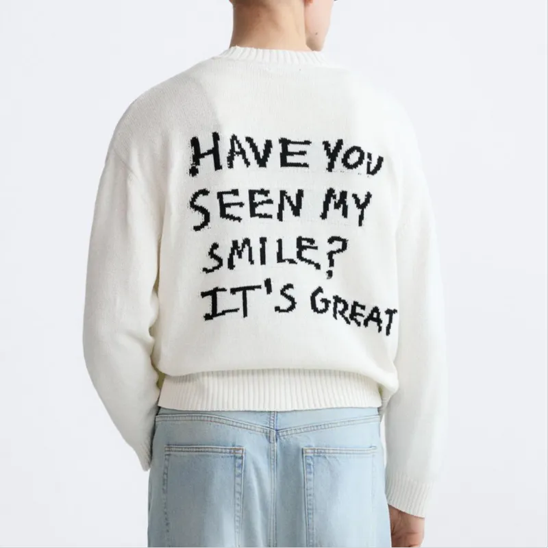 ZARA x Pepo Moreno Knitwear Unisex White-2