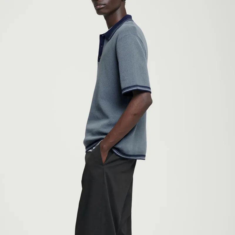 COS Polo Shirts Men Blue-3