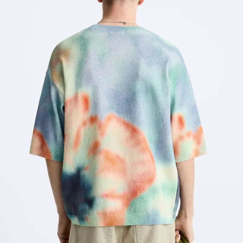 ZARA T Shirts Men Multicolor-3