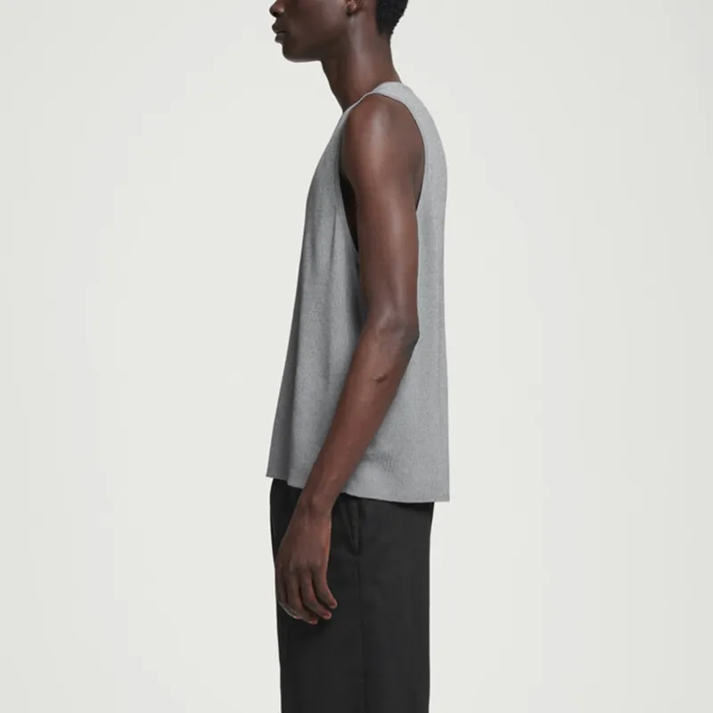 COS Tank Tops Men Gray-3