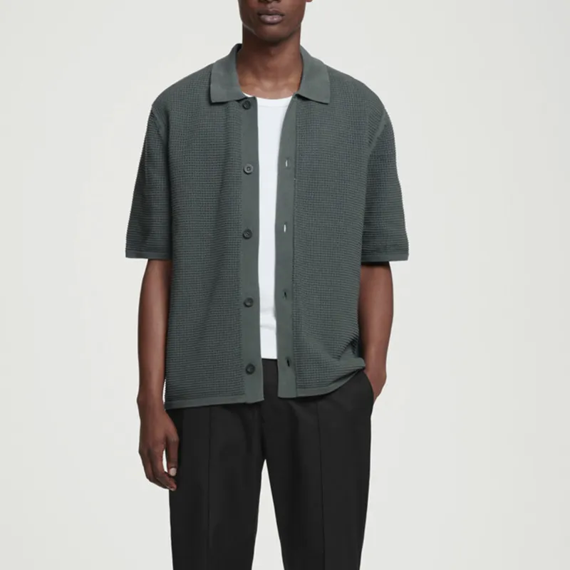 COS Shirts Men Dark Green-1