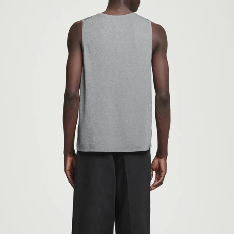 COS Tank Tops Men Gray-2