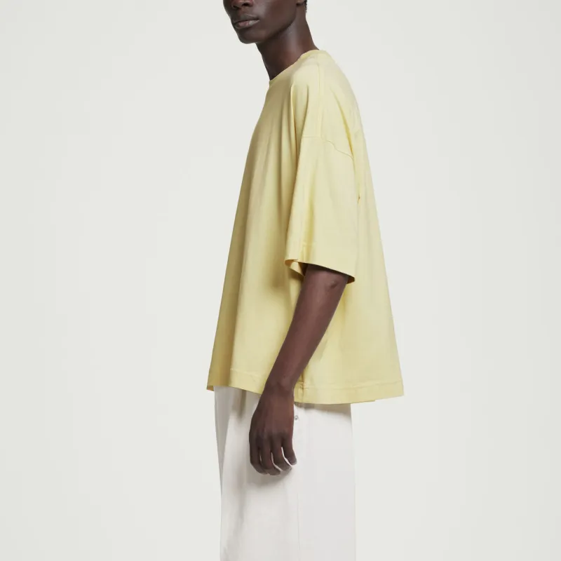 COS T Shirts Men Yellow-3